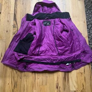 Spyder Vibrant Purple Hooded Jacket Small